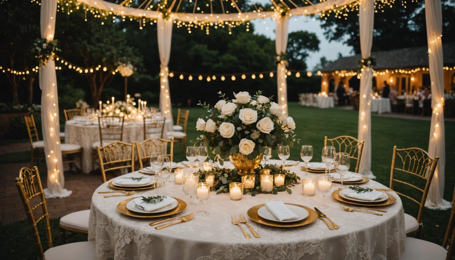 decoration table ronde mariage