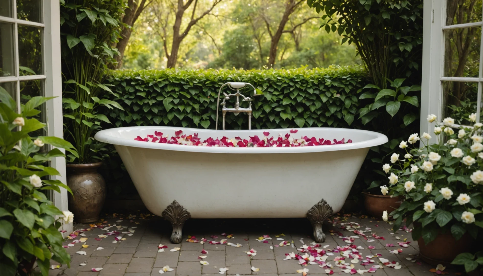 baignoire pour le jardin