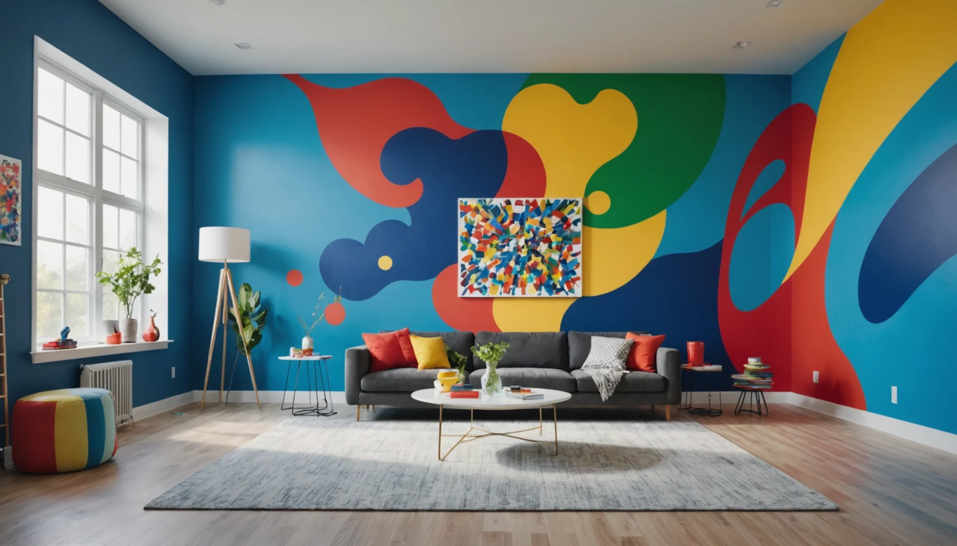décoration murale créative avec peinture