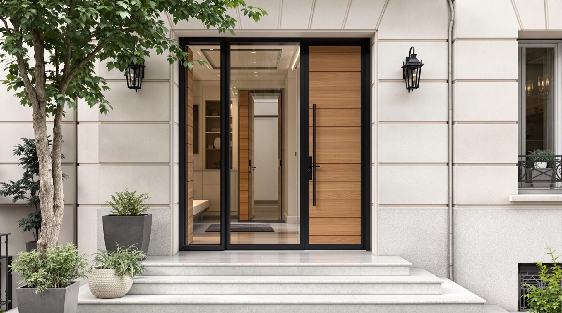 porte entrée paris