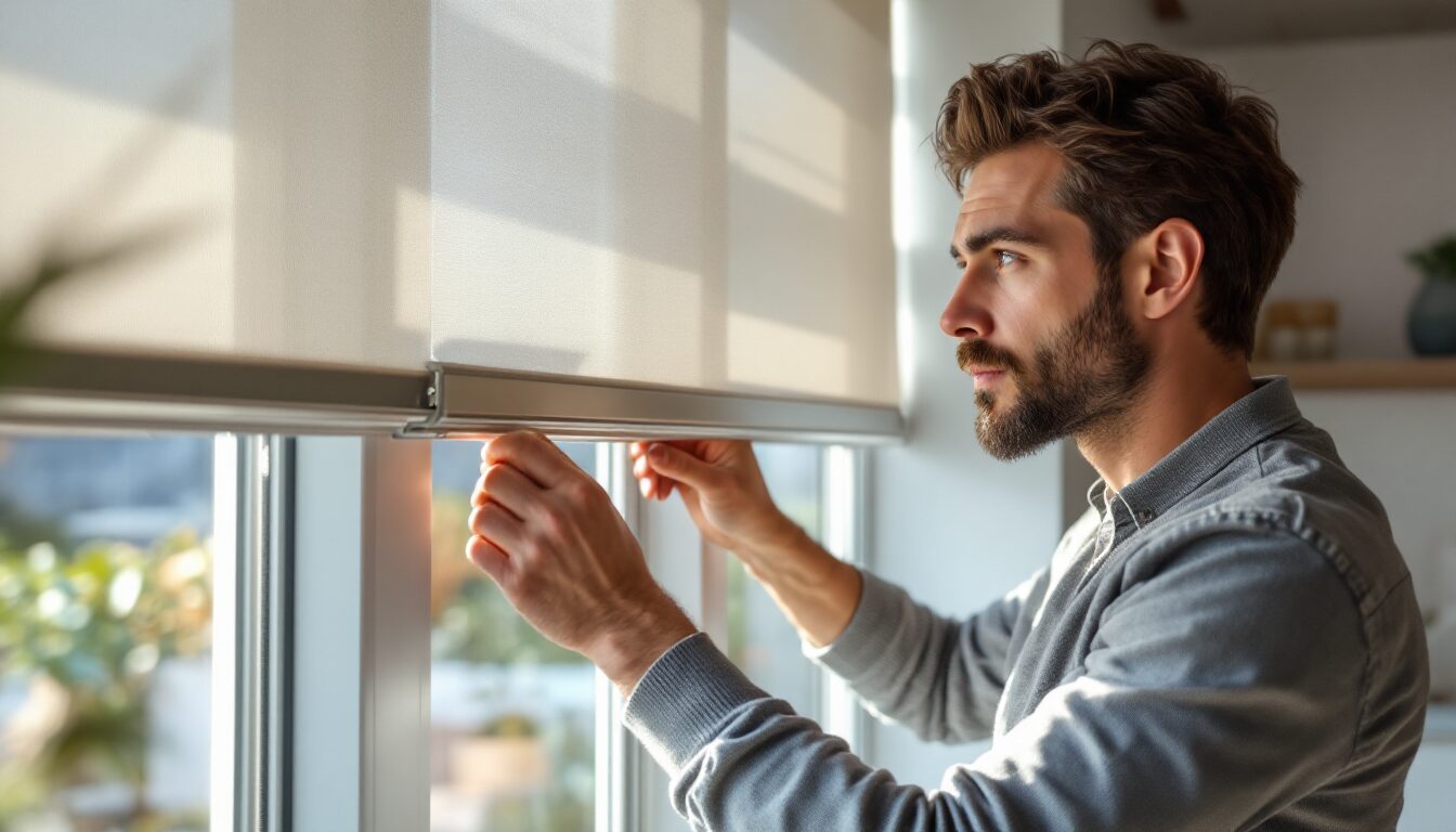 comment fixer un store enrouleur sur fenetre pvc