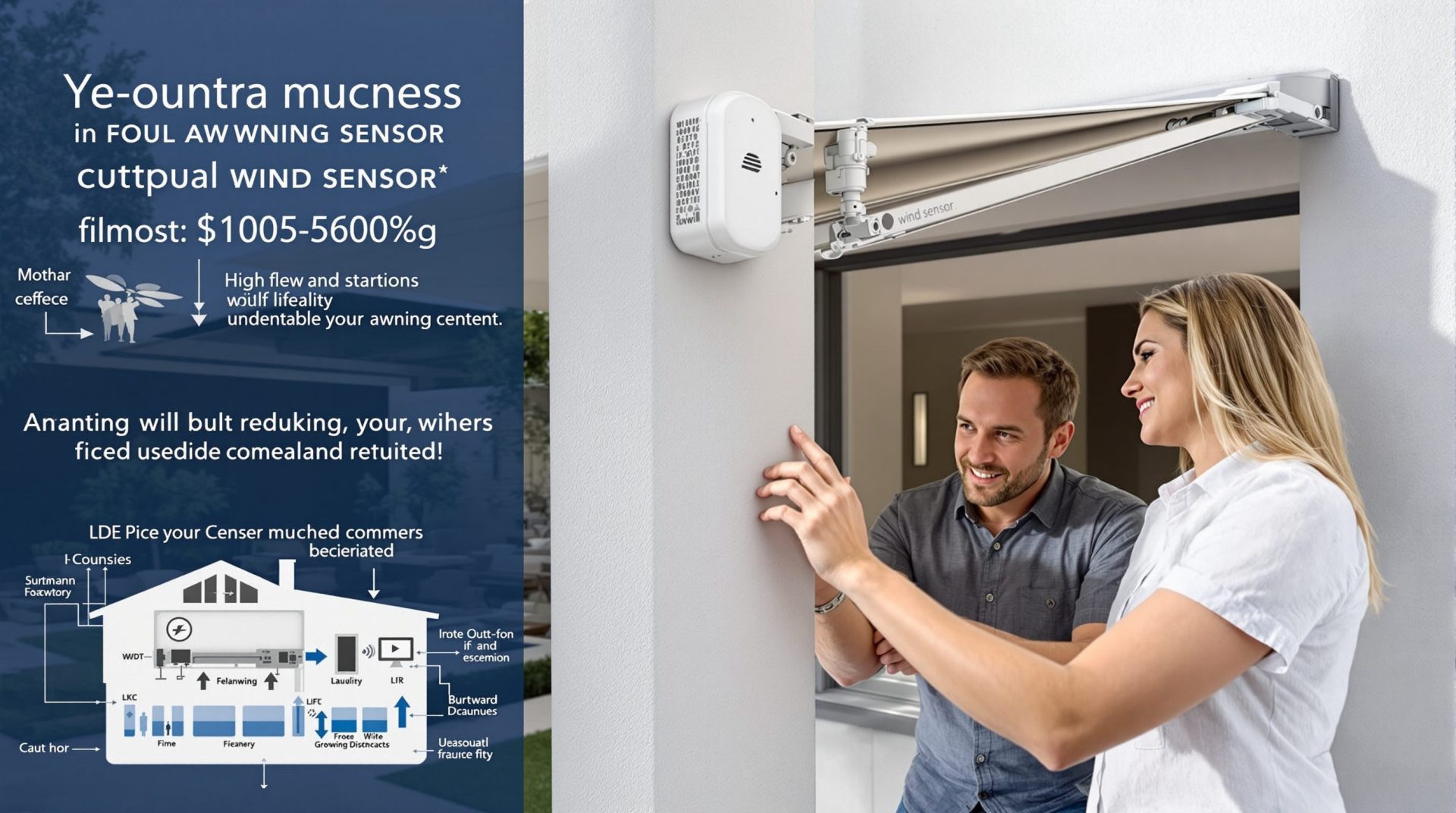 capteur de vent pour store banne